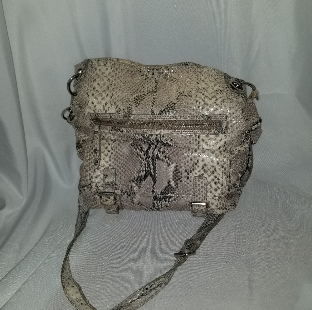 Cole haan snakeskin crossbody bag